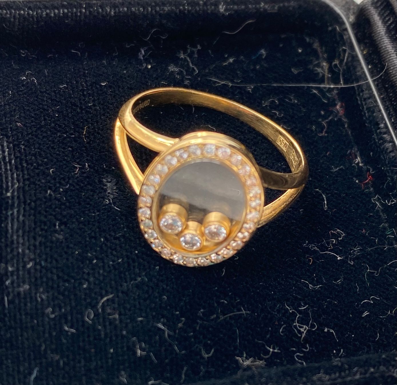 Chopard Anelli: Chopard Happy Diamonds Ring 18K Gold Diamanten – Nuovo (secondo la descrizione) da Wettingen venduto da taloo