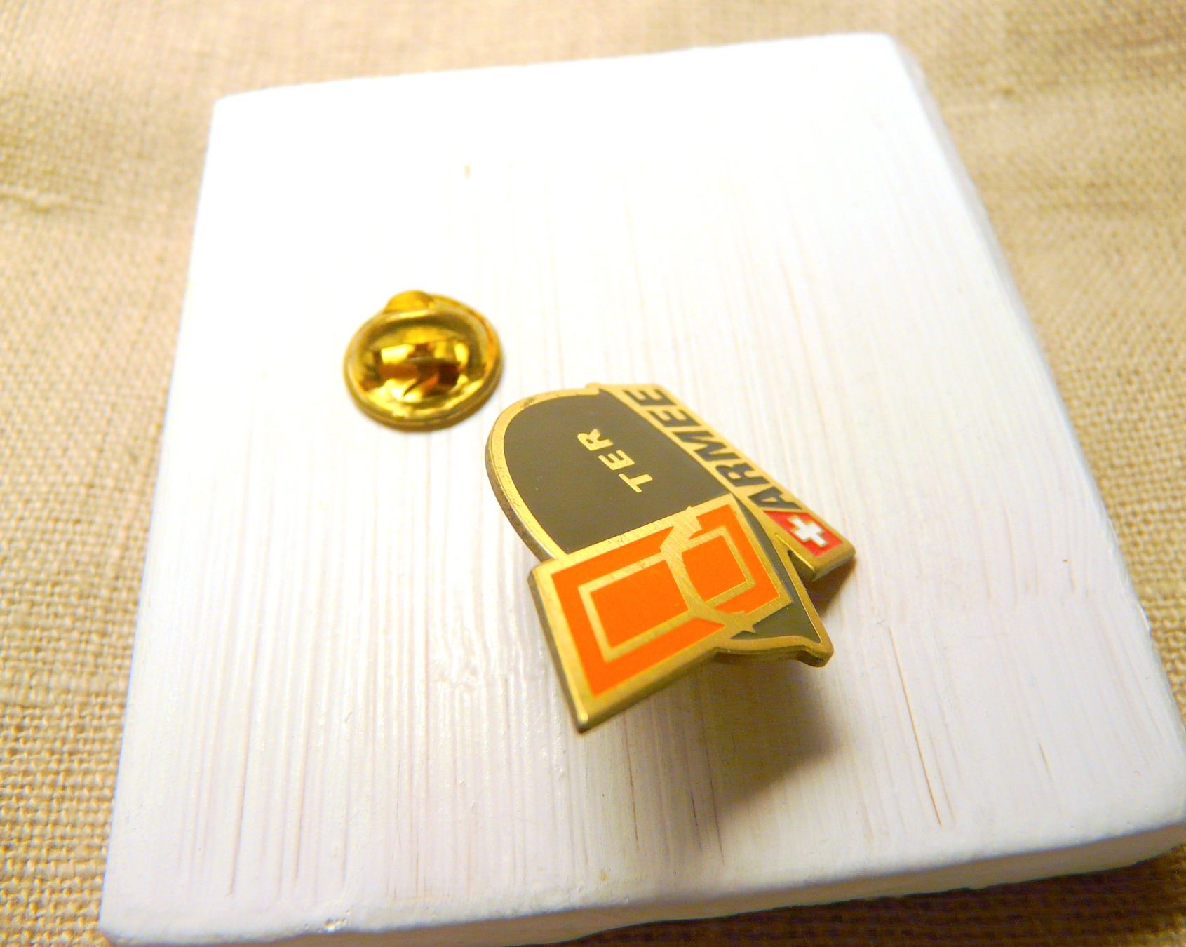 Schweizer Armee Placchette & Badge: ❗ Schweizer Armee TER    +Versand Pin M14L.8 – Usato da Pully venduto da websurfer1 4