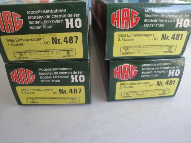 Wagon Voyageurs Hornby Meccano HO – Tôle, 1re Et 2e Classe, Ancien Jouet