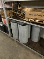 15x Zink Blech Eimer Vase im 3er Set Floristik Deko Hochzeit