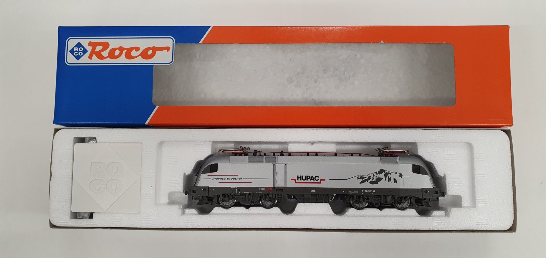 Roco Modellini di ferrovie: Roco 63684 HUPAC BR 1116 901-8 silber Epoche V mit Decoder – Nuovo (secondo la descrizione) da Würenlos venduto da juruth