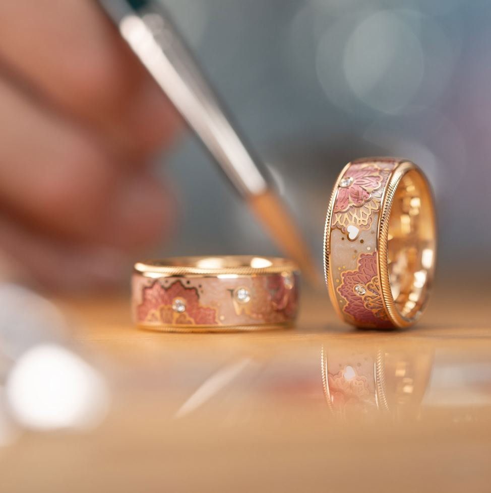 Wellendorff Anelli: Wellendorff Ring  - Glücksblume – Usato da Stäfa venduto da Wdsoft 2