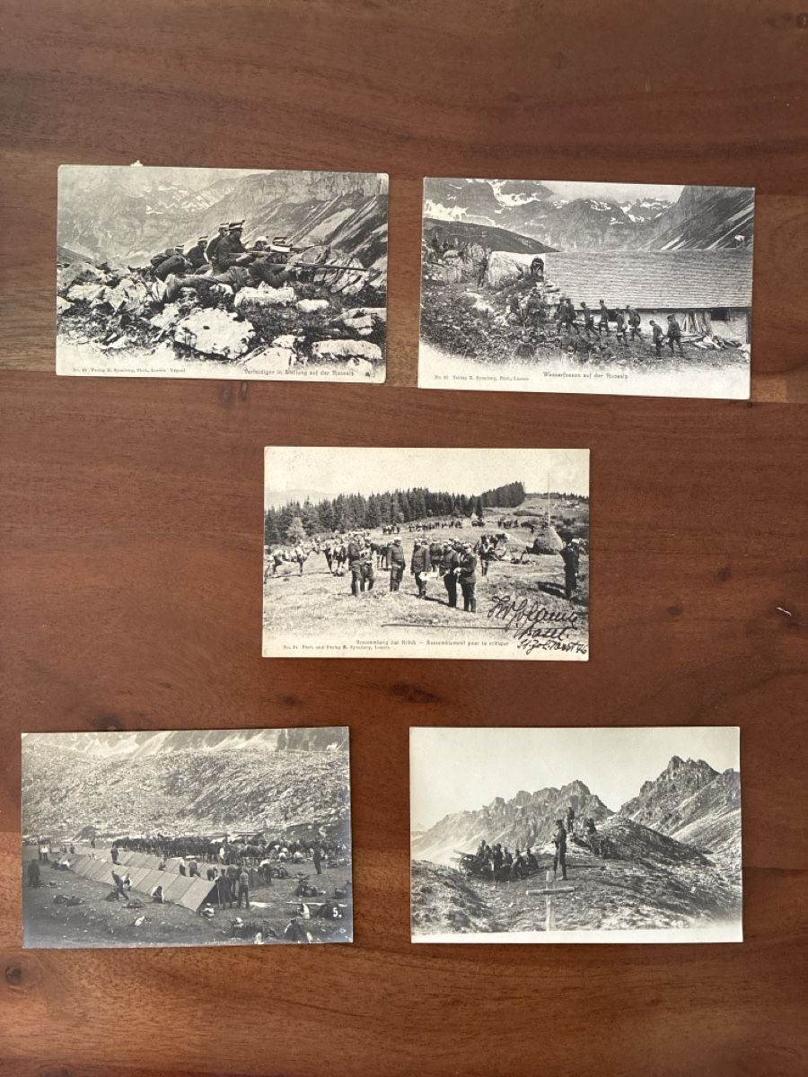 Cartes postales: 10 Ansichtskarten Schweiz vom Militär 15 – D'occasion à Oftringen par Cla.vD.74 2