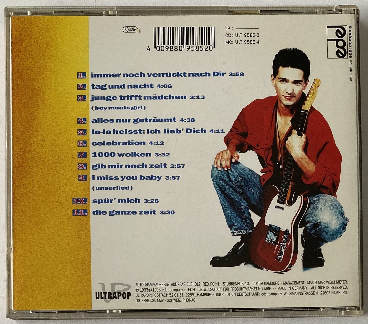 CD: Andreas Elsholz, Das Album – Usato da Flums venduto da Asquillo 1
