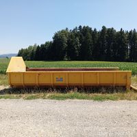 Abrollmulde 10m3 für Kettenaufnahme