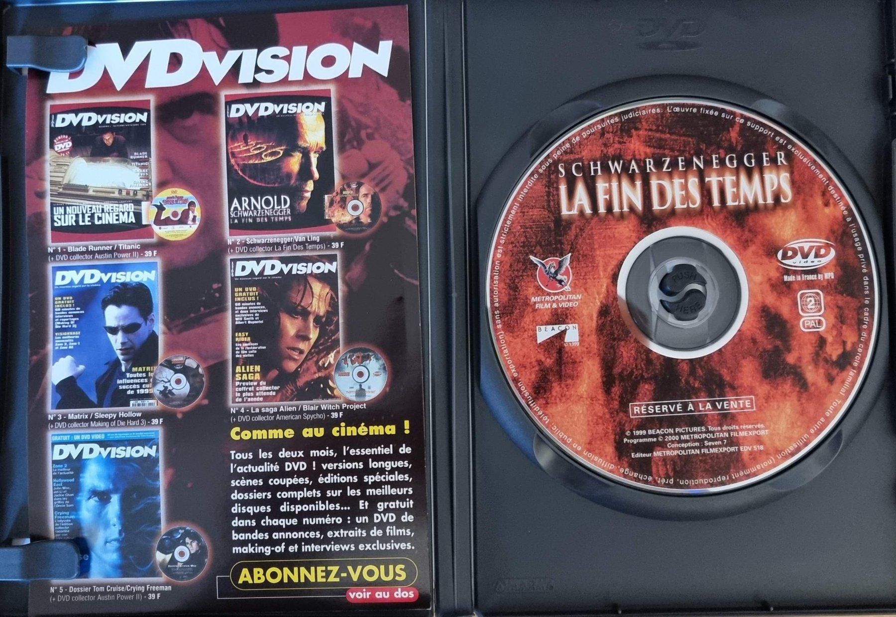 Tutti i DVDs: La Fin des Temps (1999) – Usato da La Tour-de-Peilz venduto da Resize 2
