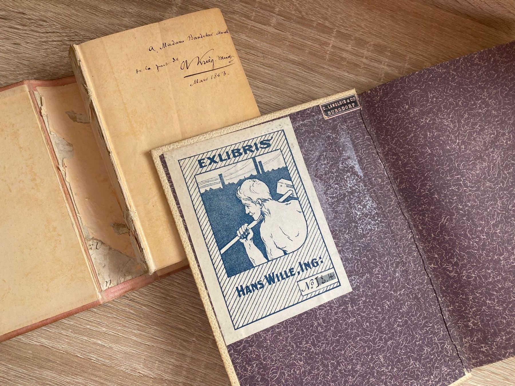 Livres: 2 Bücher antik 1852 -1904 – D'occasion à Bösingen par Trigusik 3