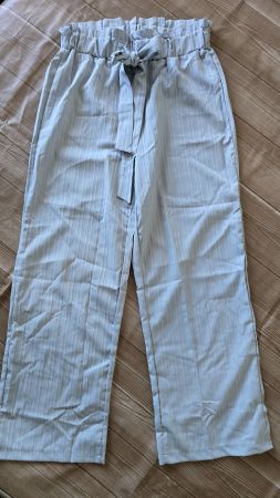 ​😍 Paperbag Hose - L - Wide Leg High Waist mit Schleife