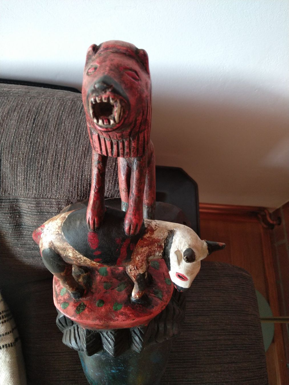 Internationale Kunst: Maske der Gouru / Skulptur – Gebraucht aus La Sage von Blumenstrauss1 8