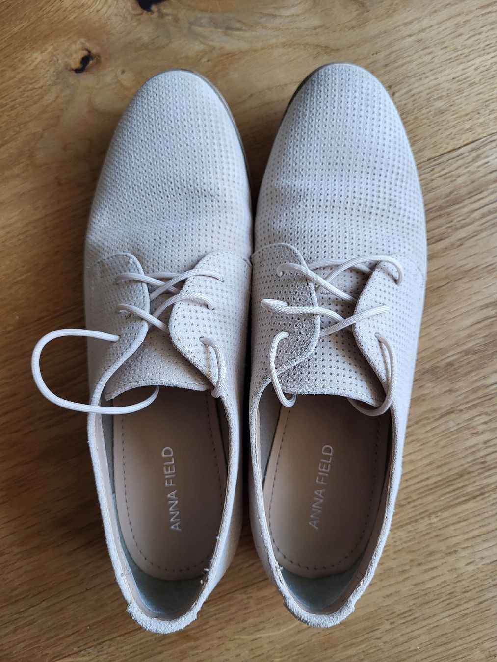 Anna Field Damenschuhe: ANNA FIELD Schnürschuhe Gr. 39 beige – Gebraucht aus St.Gallen von Einstein87