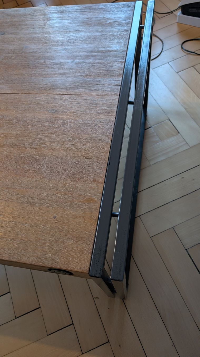 Tavoli: Moderner Couchtisch, Holz/Metall, – Usato da Rorschach venduto da Obi-Wan85 2