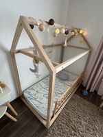 Hausbett / Kinderbett 140x70 cm inkl. Matratze 