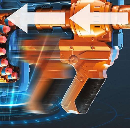 Nerf Giocattoli: Hasbro Nerf Elite 2.0 Shockwave RD-15 – Nuovo (secondo la descrizione) da Basel venduto da Seifehuesli 5