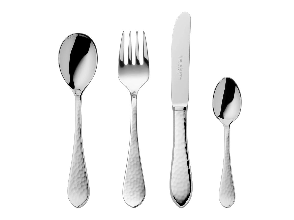 Robbe & Berking Bestecksets: Martelé 3 tlg. Kinderbesteck Robbe & Berking – Neu und originalverpackt aus Rotkreuz von luxury-onlineshop 1