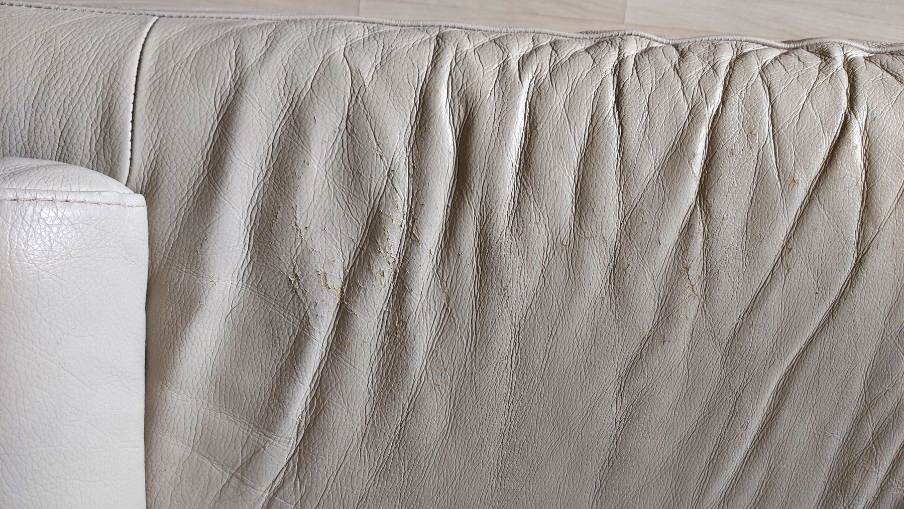 Divani: Ledersofa mit Hocker zu verkaufen – Usato da Kiesen venduto da Drgeliebte 3