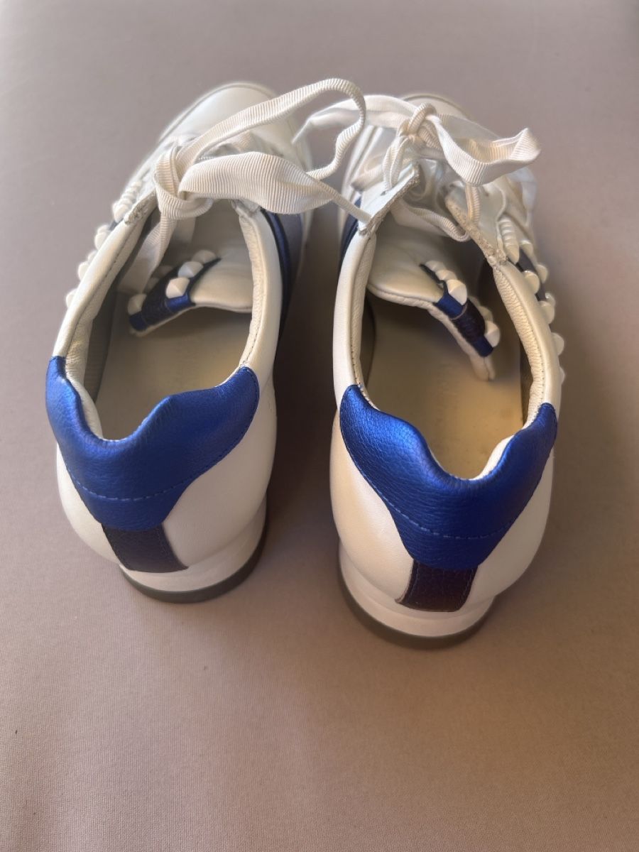 Kennel + Schmenger Scarpe da donna: KENNEL&SCHMENGER sneakers cuir blanc-bleu – Nuovo (secondo la descrizione) da Genève venduto da donpepe10 2