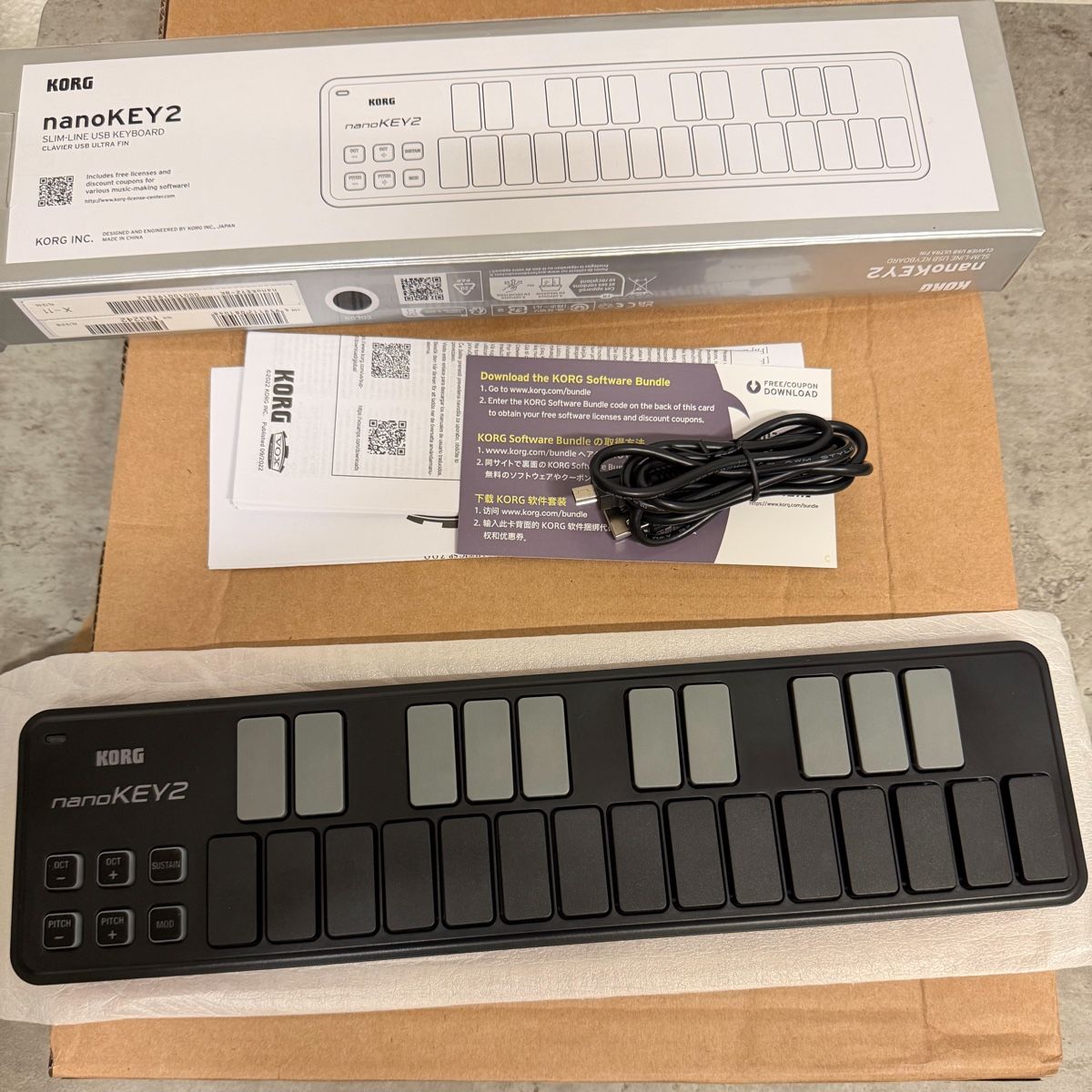 Systèmes de contrôle: NEUES KORG Nanokey 2 Keyboard Midi Controller  – Neuf (Voir description) à Rüti (ZH) par vint-age