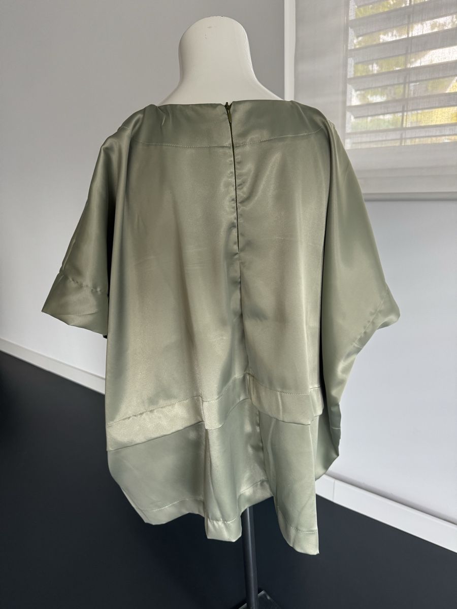 Camicette: Oversized Bluse, Olivgrün, Gr. S/M – Nuovo (secondo la descrizione) da Killwangen venduto da was.sharp 3
