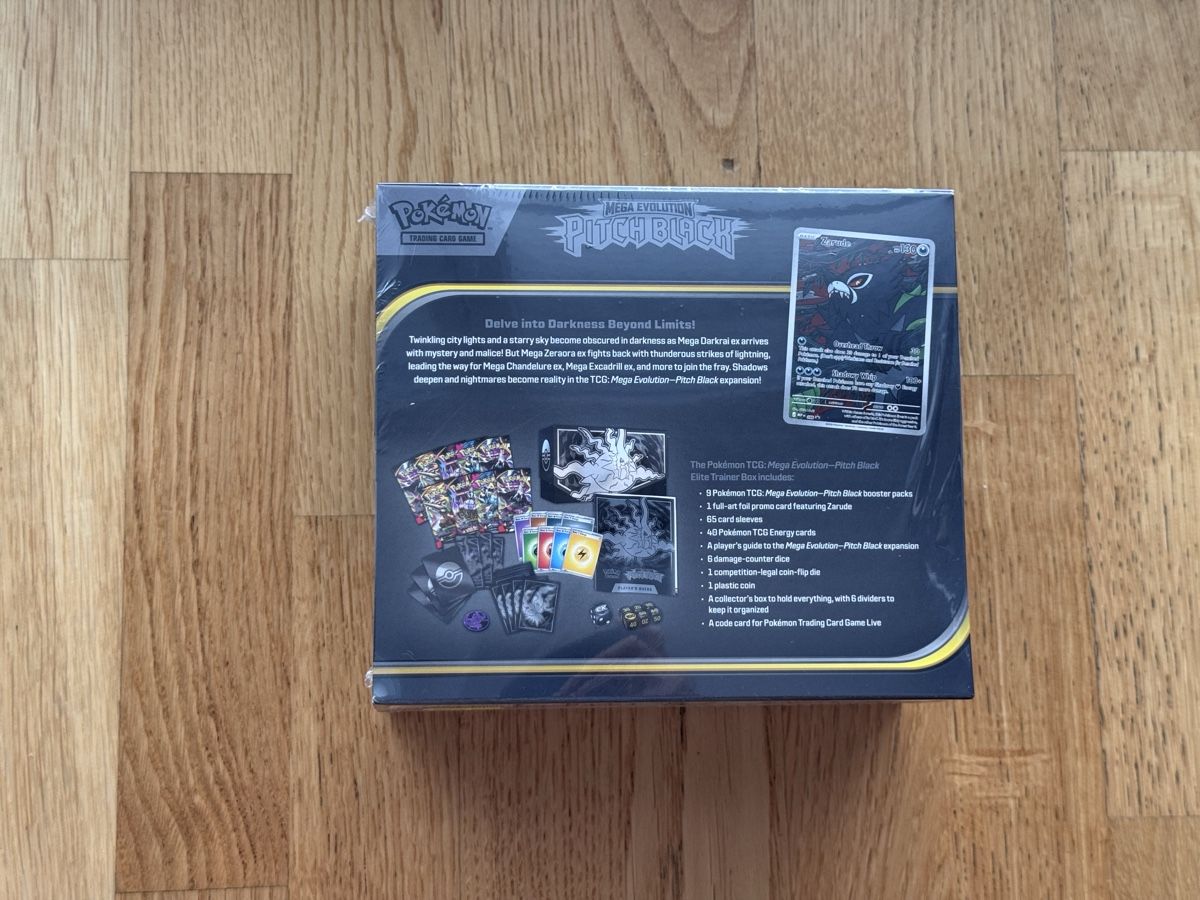 Pokémon Carte collezionabili: Pokémon Pitch Black Elite Trainer Box ETB Englisch – Nuovo e nell'imballaggio originale da Thun venduto da Puliziker 1