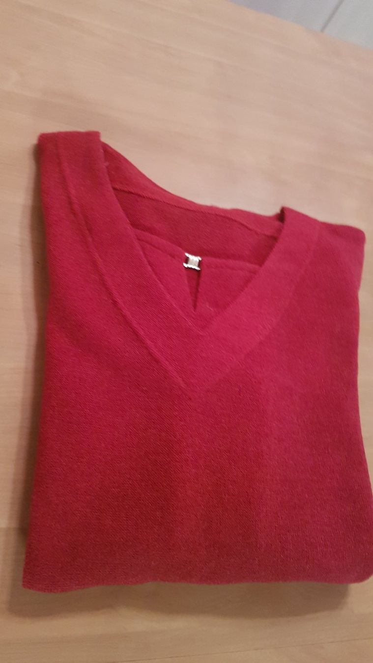 Pullover & Sweatshirts: Pull rouge foncé grandeur L – Gebraucht aus Villiers von san_jn5w 3