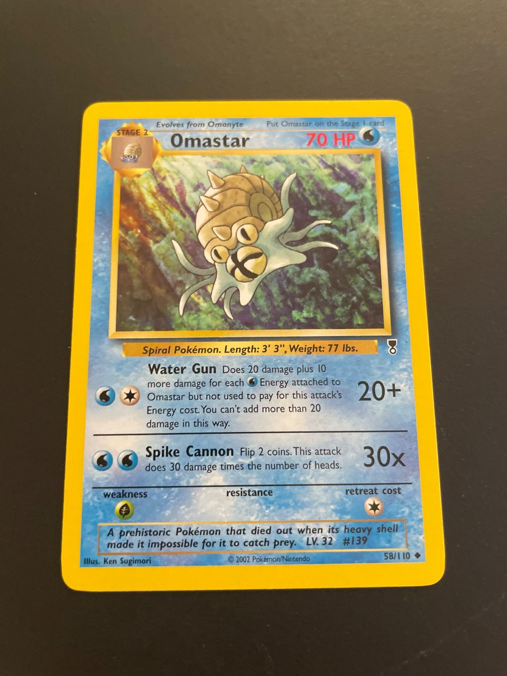Pokémon Carte collezionabili: Omastar 58/110 Legendary Collection – Usato da Zürich venduto da pokemon_cards