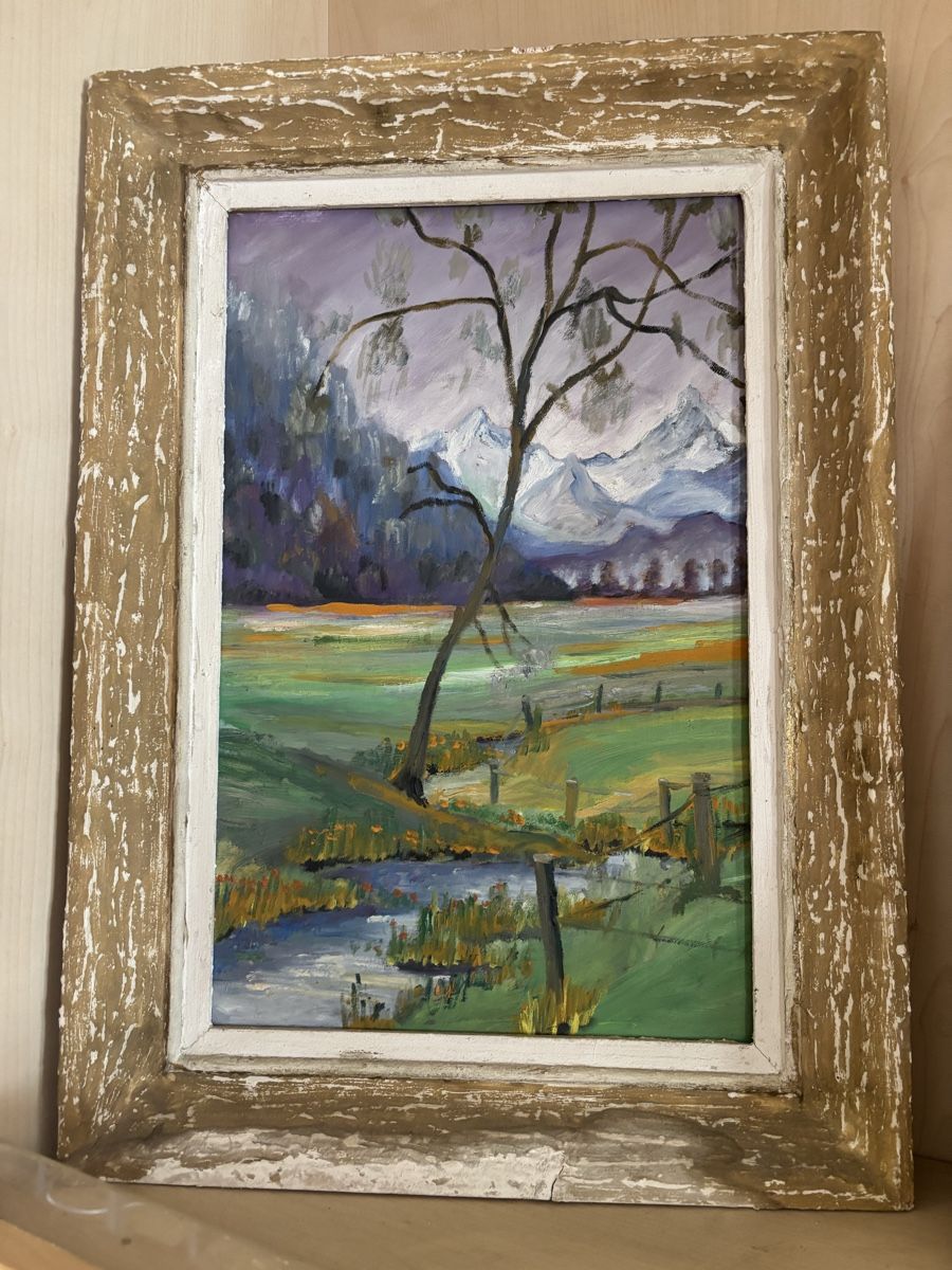 Dipinti: Tableau paysage montagne arbre – Usato da Les Brenets venduto da moe_ym8r