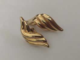 Vintage Ohrclips Ohrstecker Gold 585  10 gr 14k Gelbgold