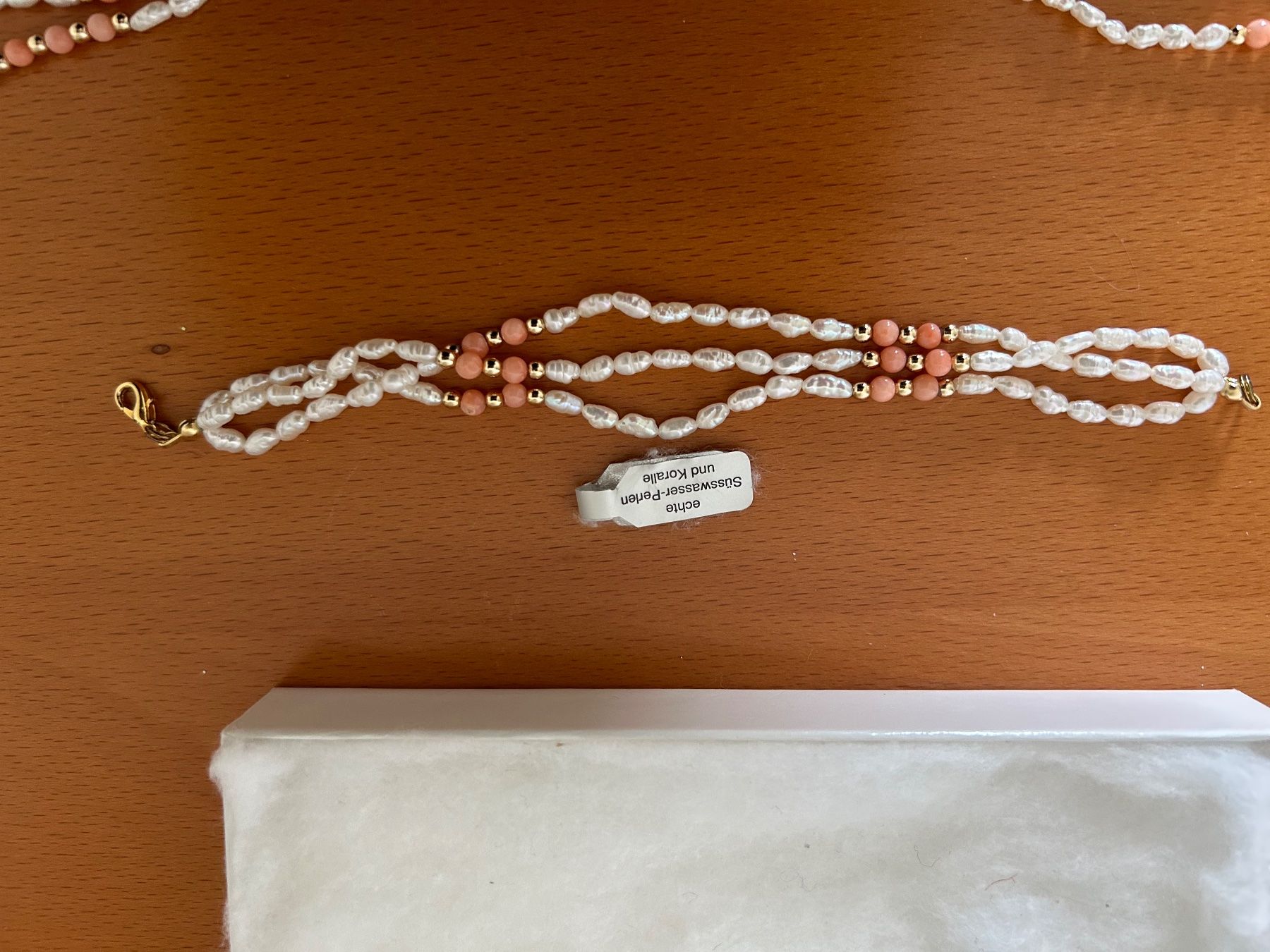 Altri gioielli: PERLENKETTE  und  ARMBAND   mit Koralle – Usato da Olten venduto da Pablo7 5