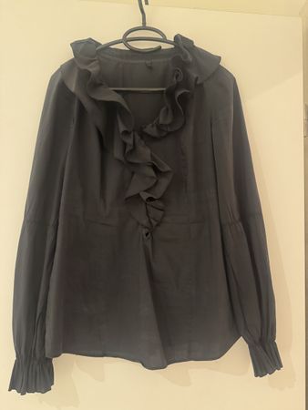 schwarze Benettonbluse