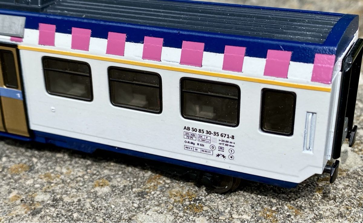 SBB/CFF/FFS Modellini di ferrovie: B NTN ex MThB – Usato da Orbe venduto da SMODELE 3