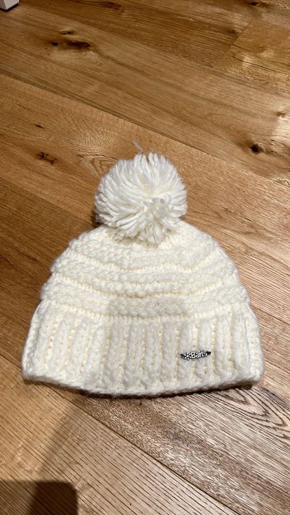 Barts Copricapi, berretti & cappellini: Warme Strickmütze Barts, weiss, One Size – Usato da Wattwil venduto da Luna8