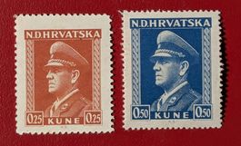 KROATIEN DEUTSCHES REICH NEZAVISNA D HRVATSKA PAVELIC 1942**
