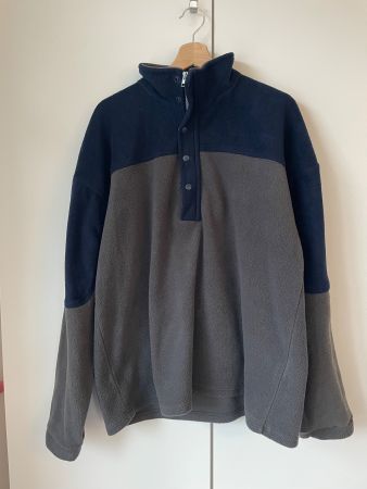 Warmer Fleecepullover Half Snap, Grösse XL