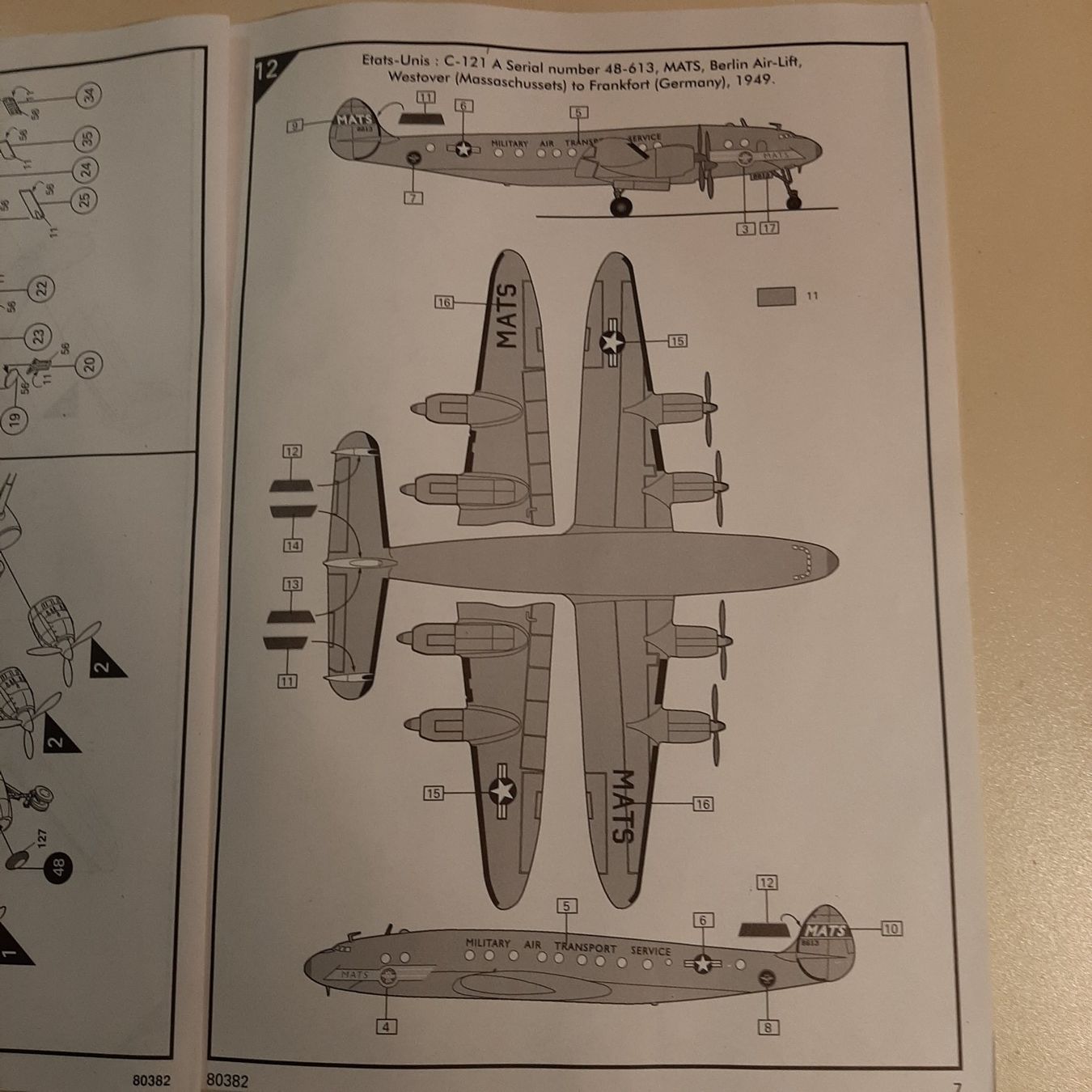 Lockheed Kit di modellismo & Modellini statici: 418 ... Lockheed C-121 A Constellation ... Heller 80382 – Usato da Bonstetten venduto da Benibanny59 1