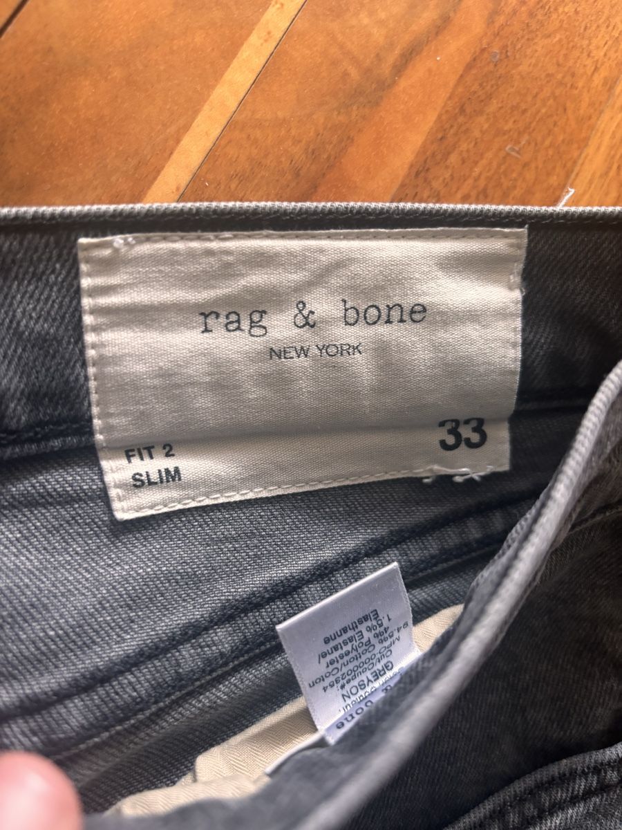 Jeans: Rag & Bon - Fit 2 slim - size 33 – Usato da Genève venduto da Calamity-Jane 2