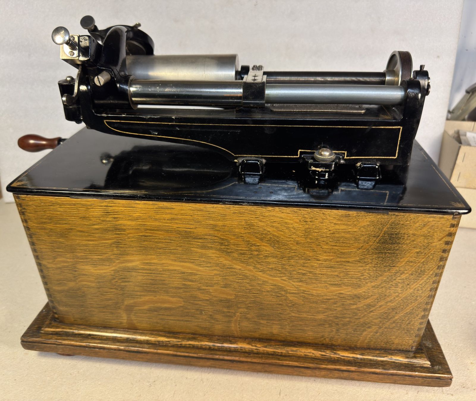 Edison Plattenspieler: Walzen Phonograph Edison – Gebraucht aus Ins von funkflieger 9