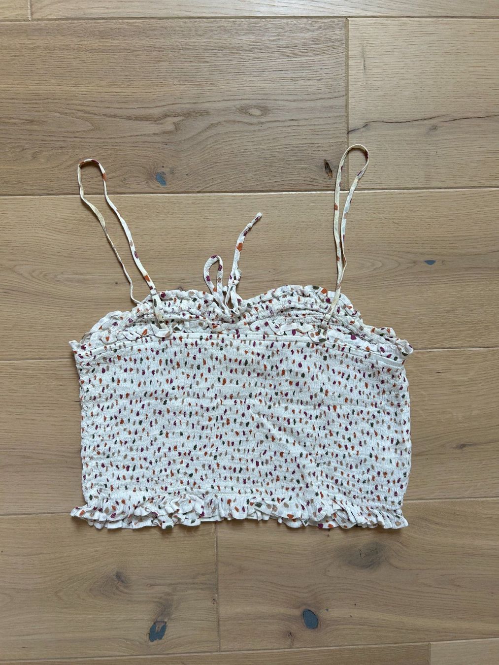 Top: Süsses Sommer Top mit Muster, Gr. M – Usato da Richterswil venduto da sop_zwd9 1