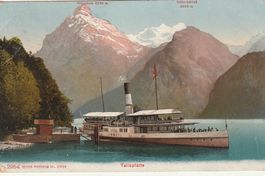 Tellsplatte mit Dampfschiff Uri