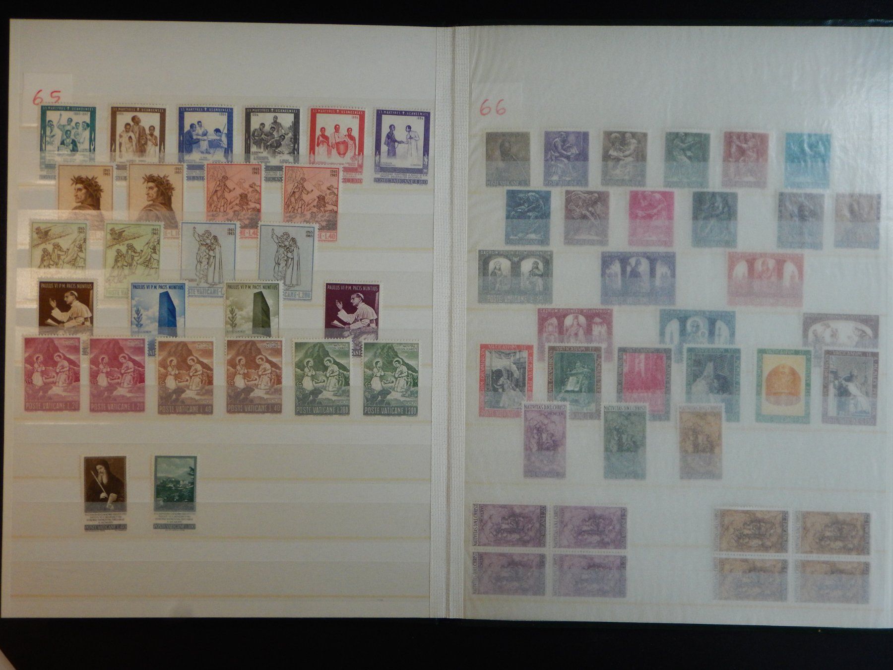 Tutti i francobolli: Vatikan Sammlung 1958-1971 ** – Usato da Zürich venduto da Muehlekauf 4