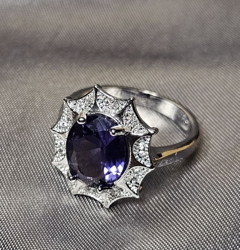 Anelli: Ring mit funkelndem Zirkonia, 925 versilbert Gr. 8 – Nuovo (secondo la descrizione) da Grenchen venduto da maretop 4