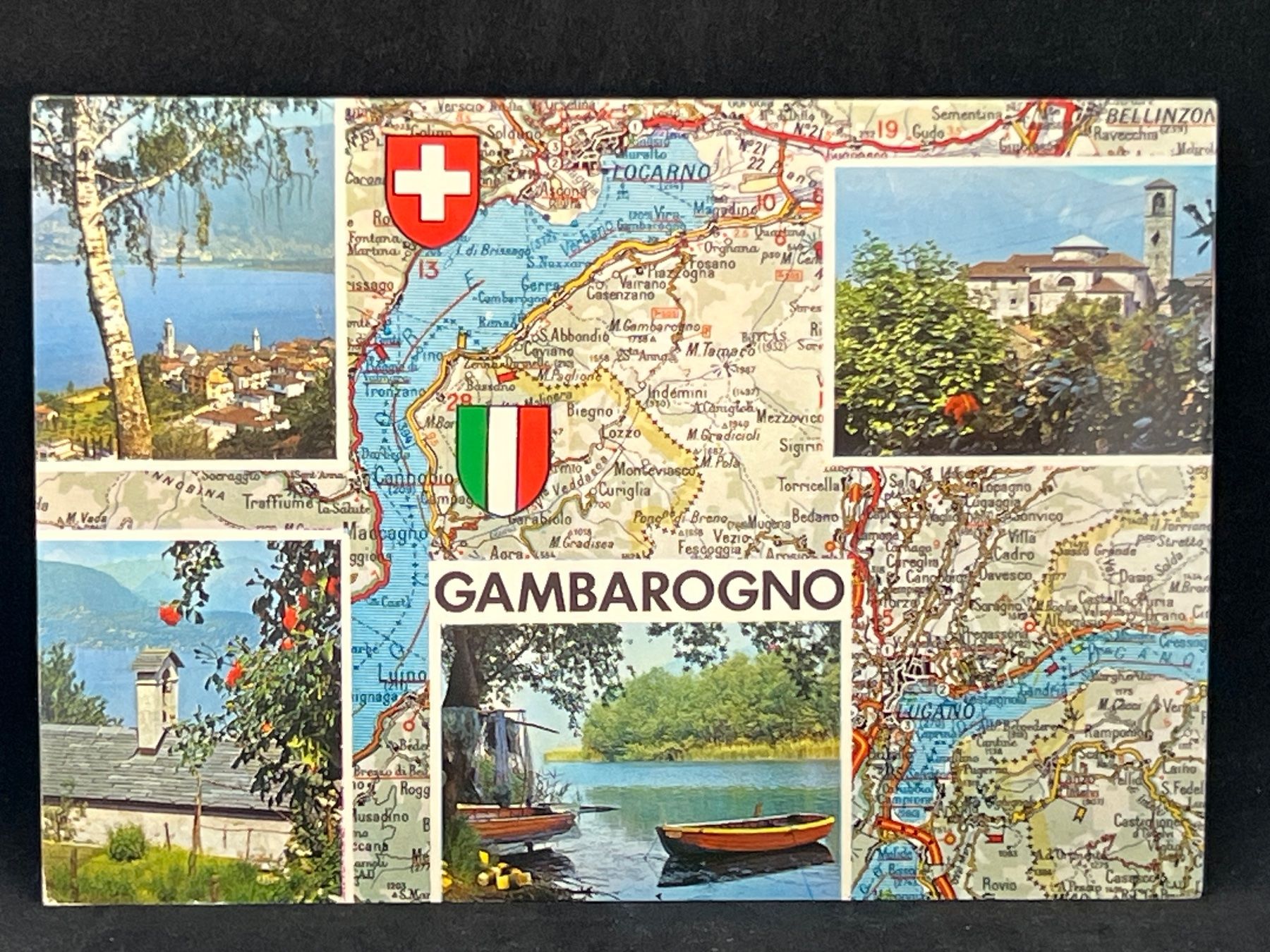 Ansichtskarten: Gambarogno – Gebraucht aus Widnau von Brusi9