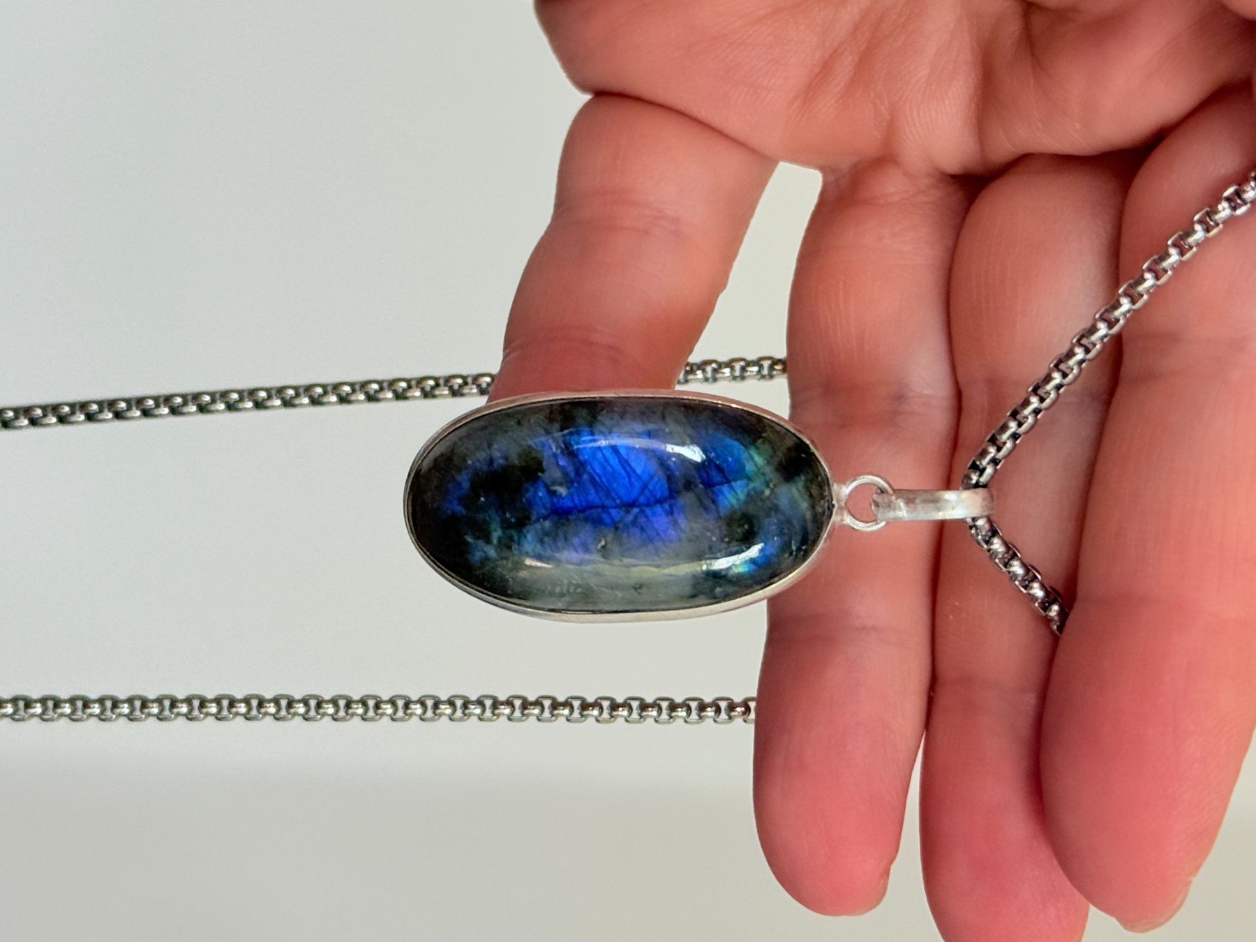 Catenine: Collier avec Labradorite – Nuovo e nell'imballaggio originale da Genève venduto da AWWA 5