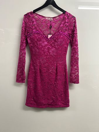 Cocktailkleid Spitzenkleid Etuikleid Gr S NEU