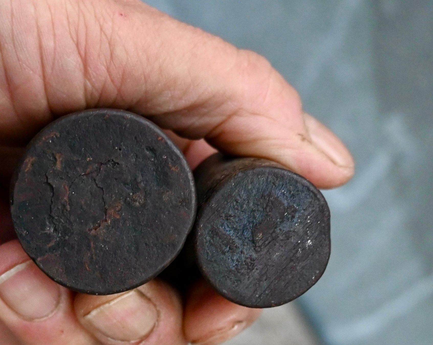 Bilance e pesi: 2 ANTIKE Gewichte 250 & 125 Gramm gemarkt 1 – Usato da Pfaffhausen venduto da mono_rec 6