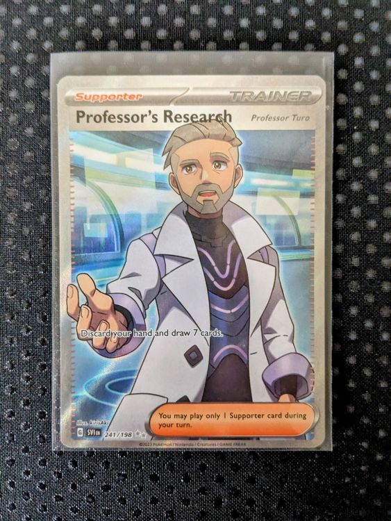 Pokémon Scarlet & Violet - Professor's Resear 241/198 ( EN ) (Neu ...