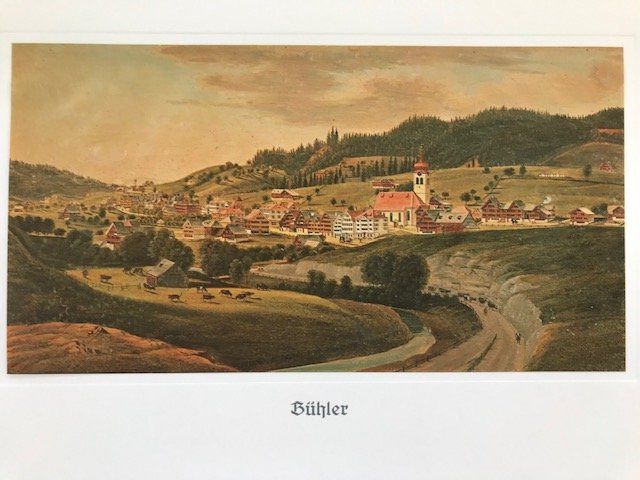 Cartoline postali: Altes Bild von Bühler/AR (Doppelkarte) – Nuovo (secondo la descrizione) da Herisau venduto da ErWi9100 1