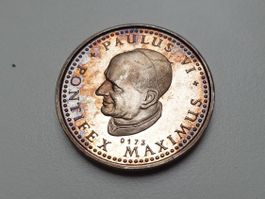 🇻🇦 Paul VI Weltfriedenstag 1970 ARGOR .999 Silber 20g
