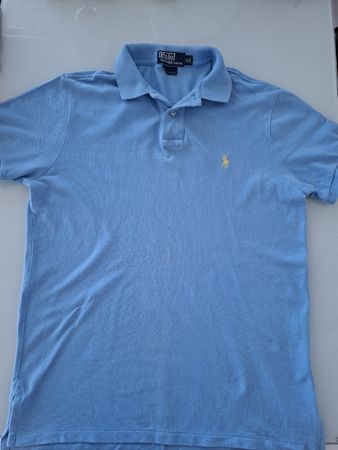 Polo Ralph Lauren bleu ciel, taille M -