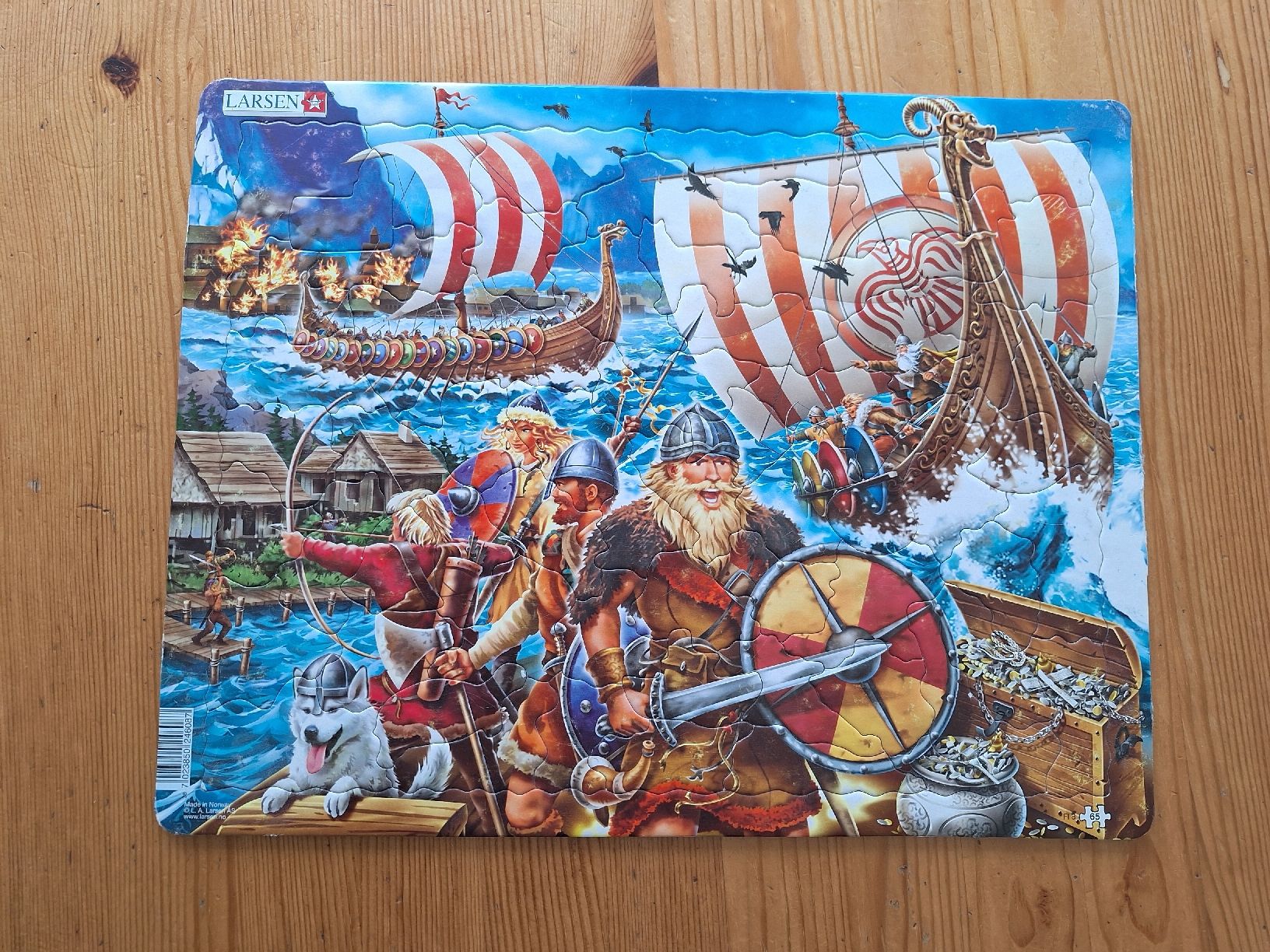 Puzzle: Puzzle "Wikinger" 65 Teile – Usato da Aesch BL venduto da ChezToKa