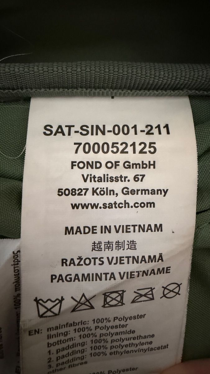Satch Borse & Zaini: Satch pack Schulrucksack Nordic Jade Green – Usato da Wollerau venduto da Gaggo7 4